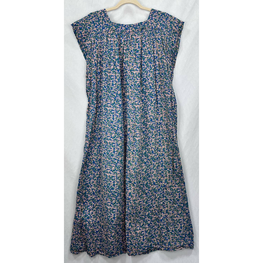 Mirth Pueblo Maxi Caftan Dress Handmade Gauze Cotton Cottagecore size XS - Picture 6 of 11